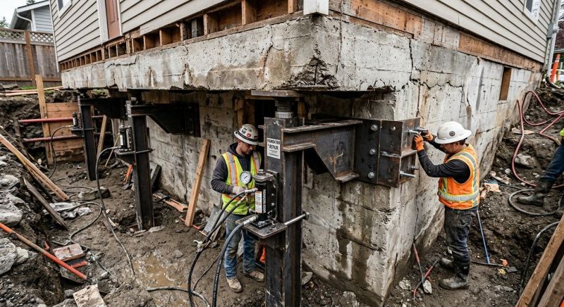 Foundation Lifting project example